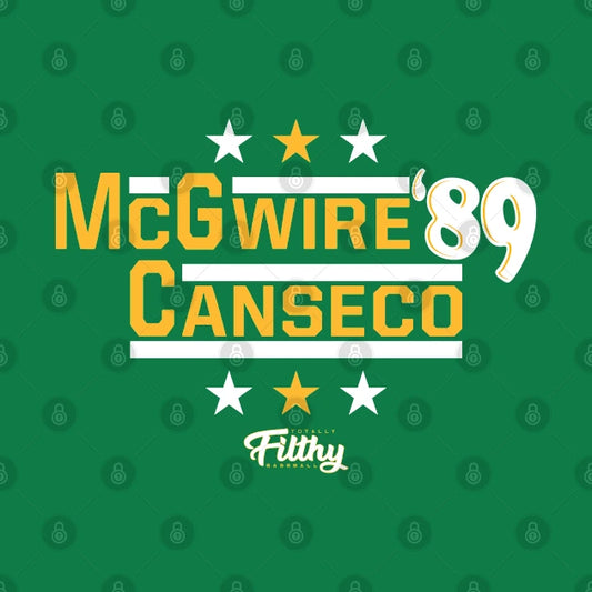 Totally Filthy Baseball Mcgwire/Canseco T-Shirt