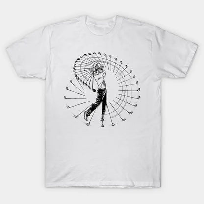 Stroboscopic Golf Swing T-Shirt