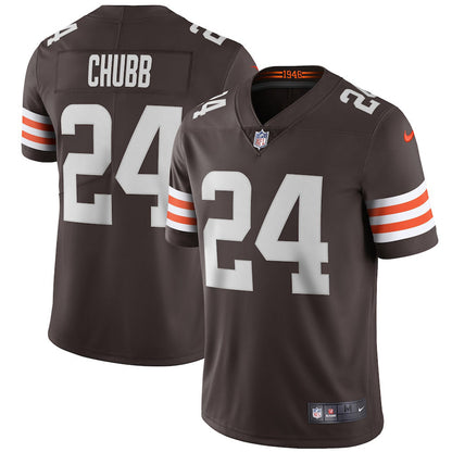 Men's Cleveland Browns Nick Chubb Vapor Limited Jersey Brown