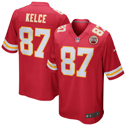 Travis Kelce Kansas City Chiefs Game Jersey - Red