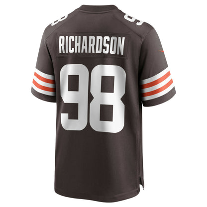 Sheldon Richardson Cleveland Browns Game Jersey - Brown