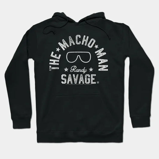 Macho Man Vintage Fight Type Hoodie
