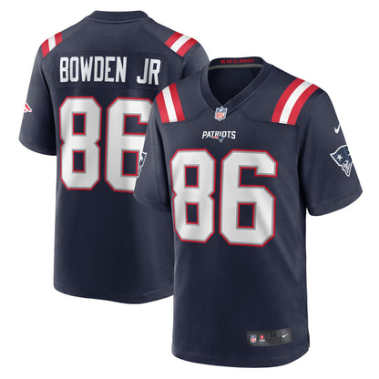 Lynn Bowden Jr. New England Patriots Home Game Player Jersey - Navy