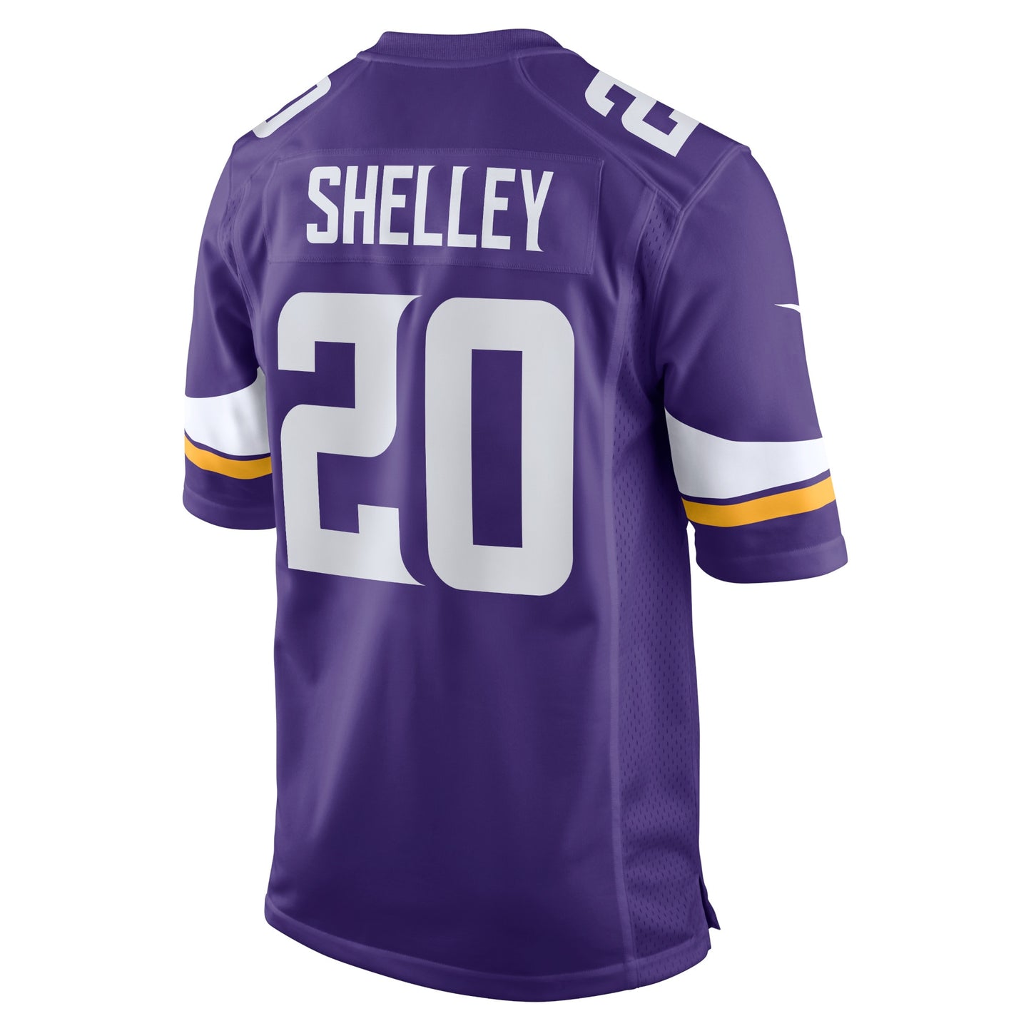Duke Shelley Minnesota Vikings Home Game Player Jersey - Purple