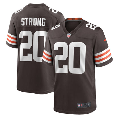 Pierre Strong Jr. Cleveland Browns Team Game Jersey - ?Brown
