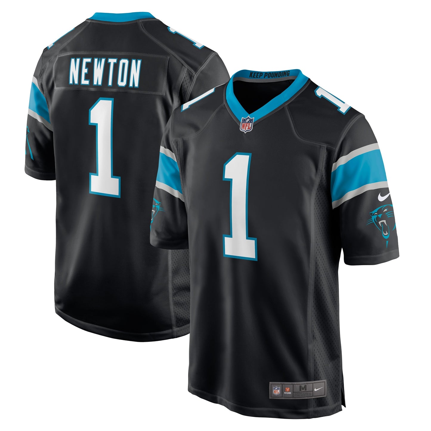 Cam Newton Carolina Panthers Player Game Jersey - Black