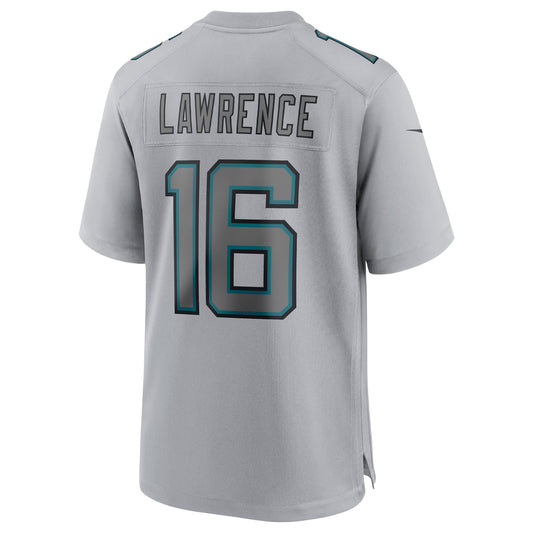 Trevor Lawrence Jacksonville Jaguars Atmosphere Fashion Game Jersey - Gray