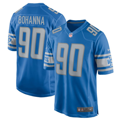Quinton Bohanna Detroit Lions Team Game Jersey - ?Blue