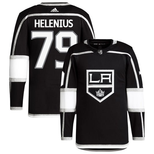 Samuel Helenius Los Angeles Kings Home Primegreen Authentic Pro Jersey - Black