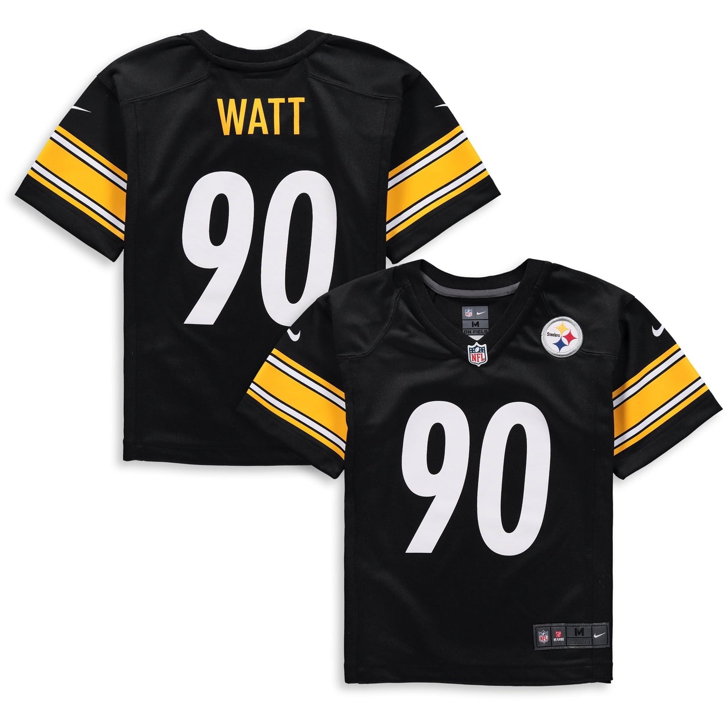 Preschool T.J. Watt Black Pittsburgh Steelers Game Jersey