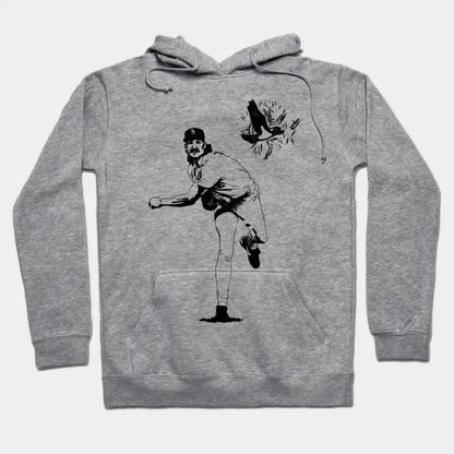 Randy Johnson Hits The Bird Retro Hoodie