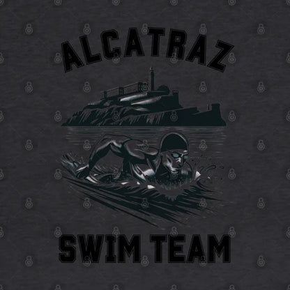 Alcatraz Swim Team | Funny Swim Team Swimming Logo Hoodie