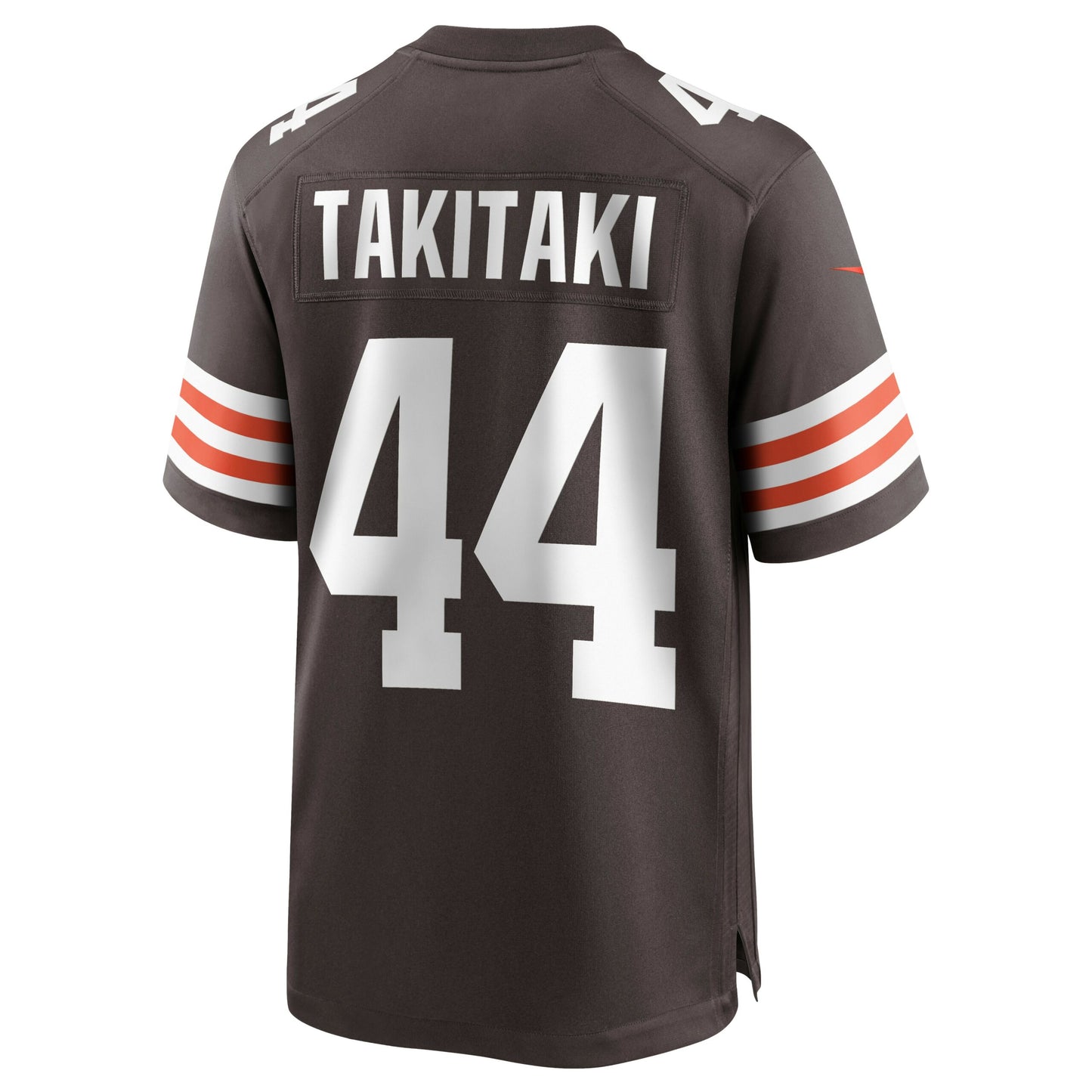 Sione Takitaki Cleveland Browns Game Jersey - Brown