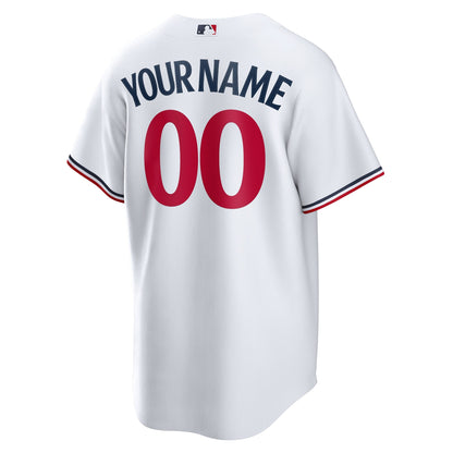 Minnesota Twins Home Replica Custom Jersey - White