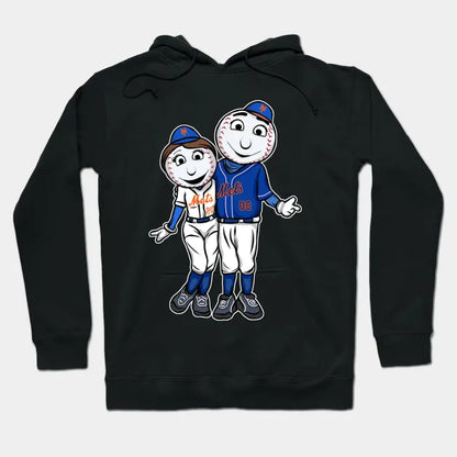 Mr Mets And Mr Mets Couple Funny Hoodie