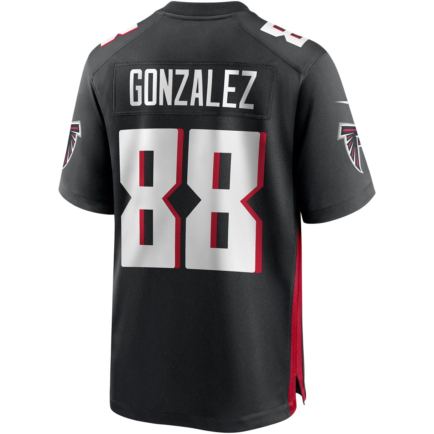 Tony Gonzalez Atlanta Falcons Game Retired Player Jersey - Black