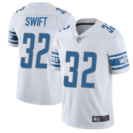 Men's Detroit Lions D'Andre Swift Game Vapor Jersey White