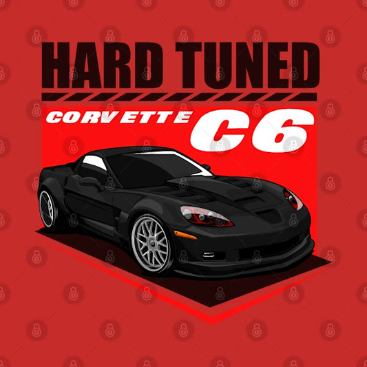 Chevrolet Corvette C6-Black Hoodie
