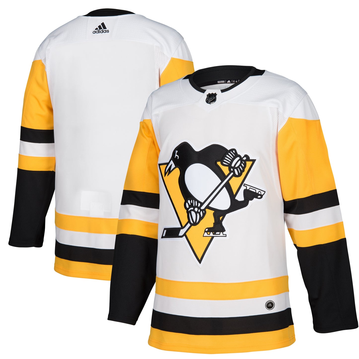 Pittsburgh Penguins Away Authentic Blank Jersey - White