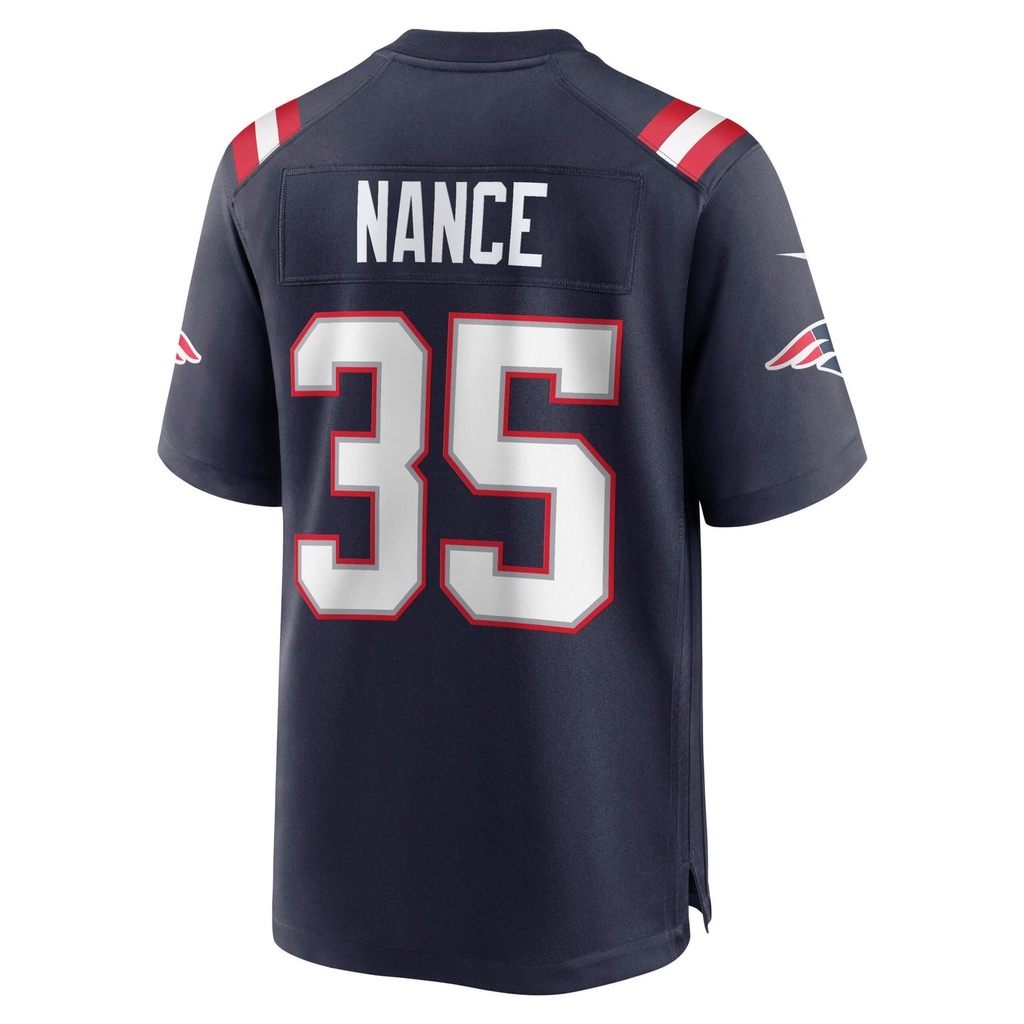 Jim Nance New England Patriots Retired Player Jersey - Navy