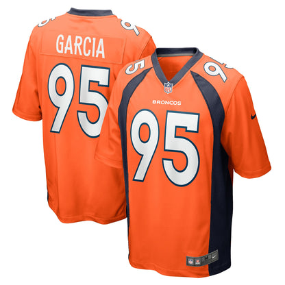 Elijah Garcia Denver Broncos Team Game Jersey - ?Orange