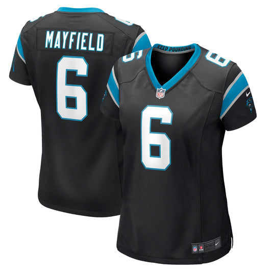 Baker Mayfield Carolina Panthers Women's Home Player Game Jersey - Black