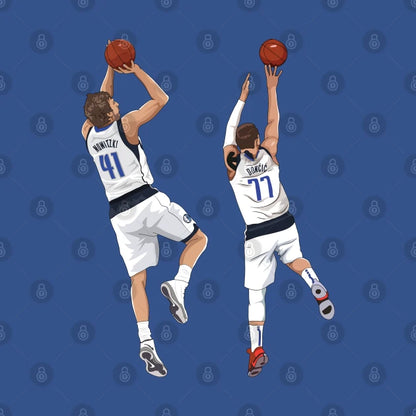 Luka Doncic X Dirk Nowitzki Hoodie