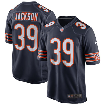 Eddie Jackson Chicago Bears Home Game Jersey - Navy