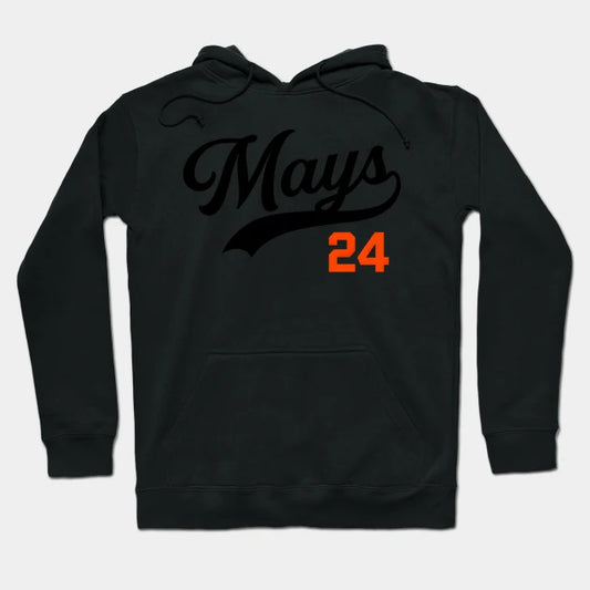 Willie Mays 24 Giants Baseball Hoodie