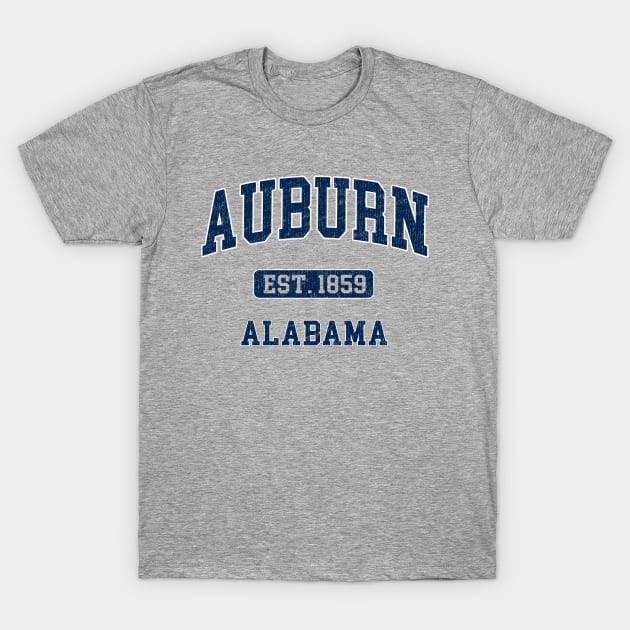 Auburn Alabama Al Vintage Sports Athletic Design T-Shirt