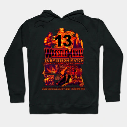 Stone Cold Vs Bret Hart - Wrestlemania 13 Hoodie