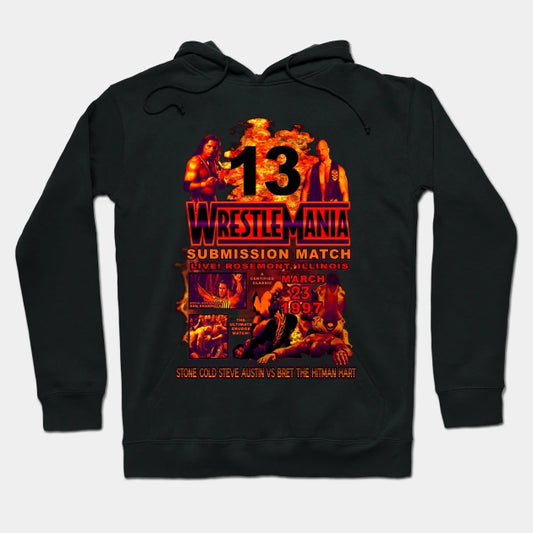 Stone Cold Vs Bret Hart - Wrestlemania 13 Hoodie