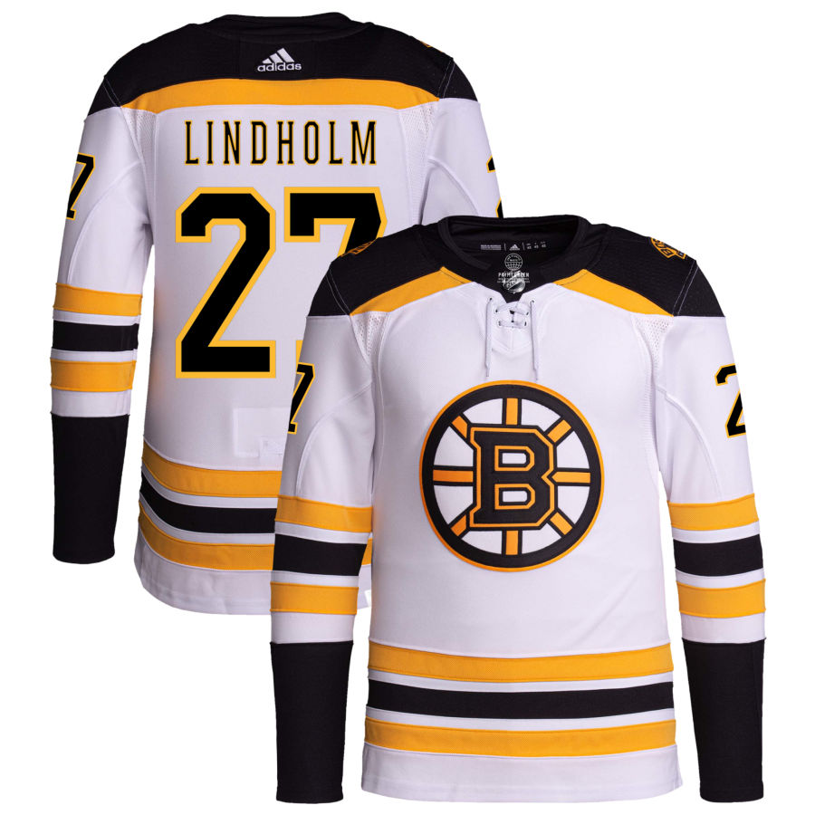 Hampus Lindholm Boston Bruins Away Primegreen Authentic Pro Jersey - White