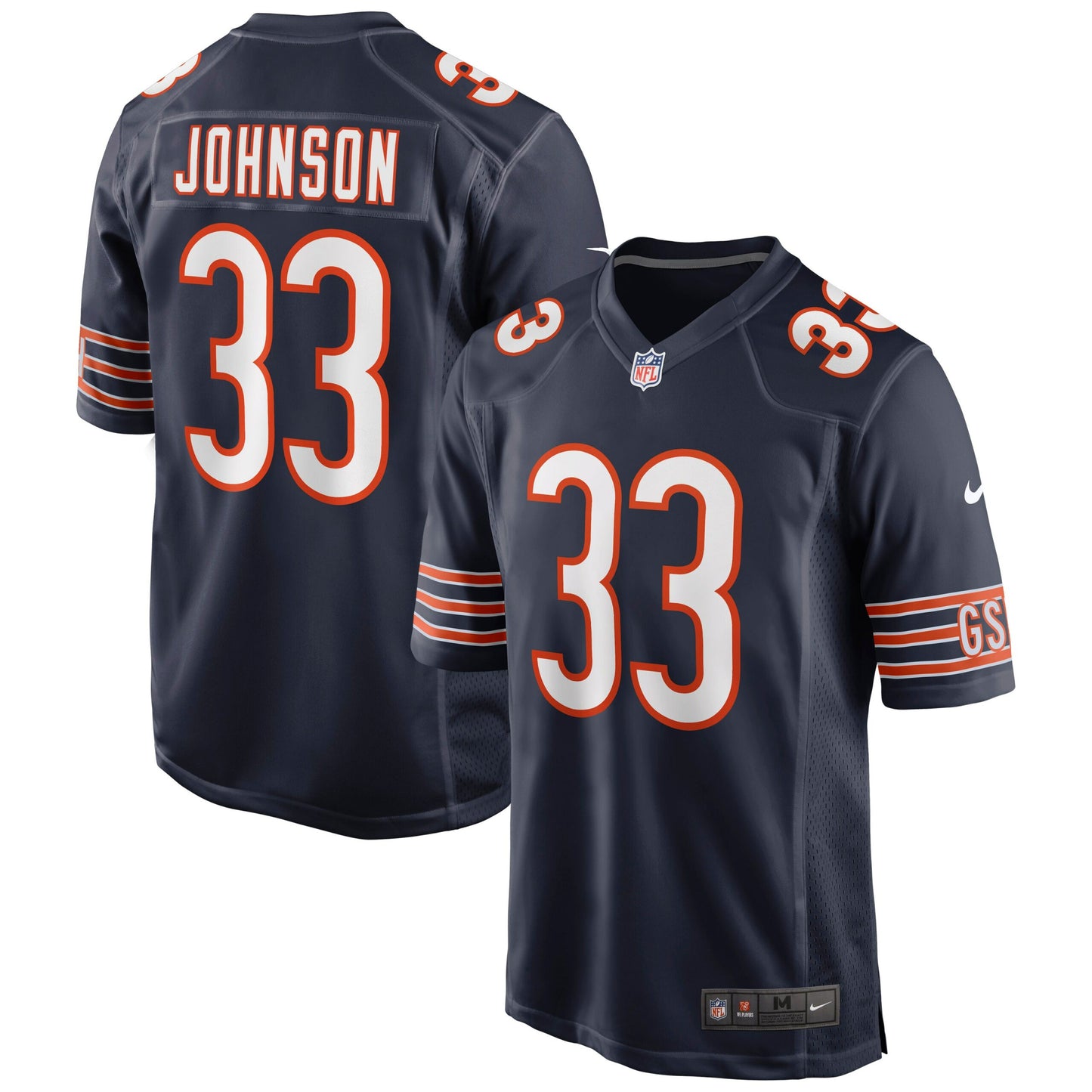 Jaylon Johnson Chicago Bears Game Jersey - Navy