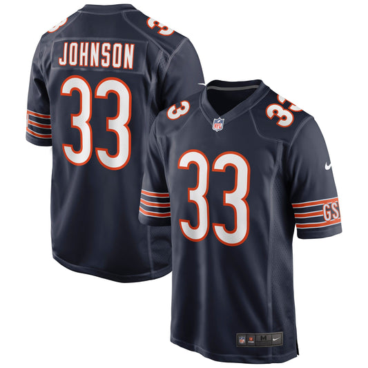 Jaylon Johnson Chicago Bears Game Jersey - Navy