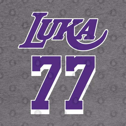 Luka Doncic Lakers Jersey Yellow (Front/Back Print) Hoodie