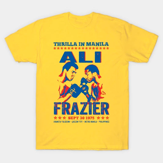 Thrilla In Manila Ali V'S Frazier Vintage T-Shirt