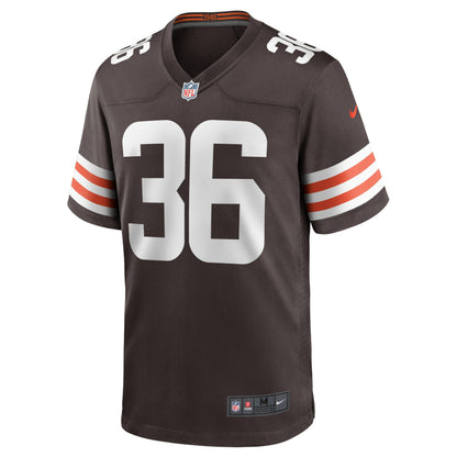 M.J. Stewart Jr. Cleveland Browns Game Jersey - Brown