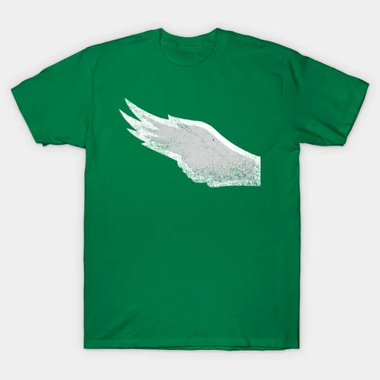 Retro Philadelphia Eagles Kelly Green Wing T-Shirt