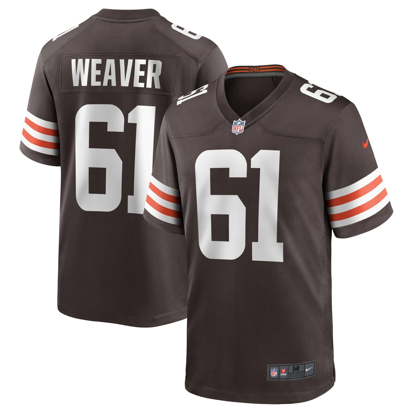 Curtis Weaver Cleveland Browns Game Jersey - Brown