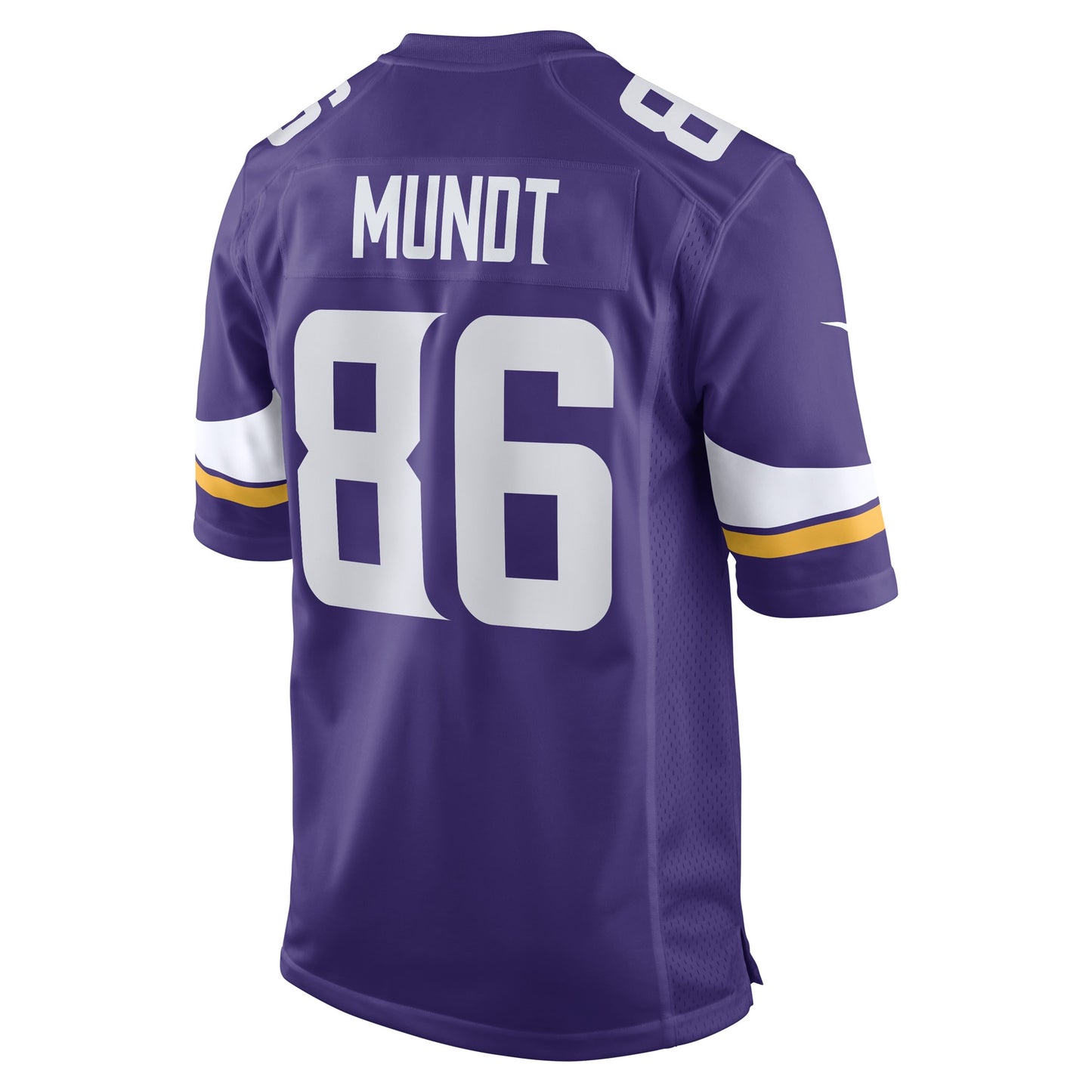 Johnny Mundt Minnesota Vikings Game Player Jersey - Purple