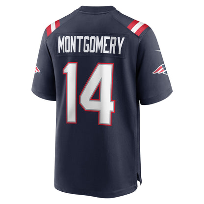 Ty Montgomery New England Patriots Player Game Jersey - Navy