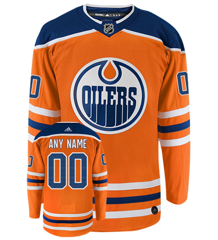 Edmonton Oilers Authentic Home NHL Hockey Jersey