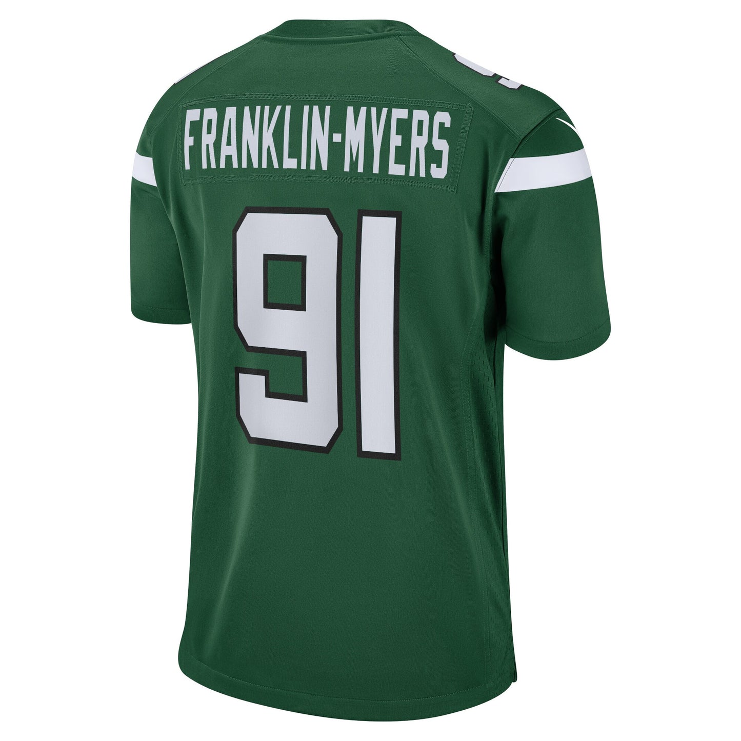 John Franklin-Myers New York Jets Game Jersey - Gotham Green