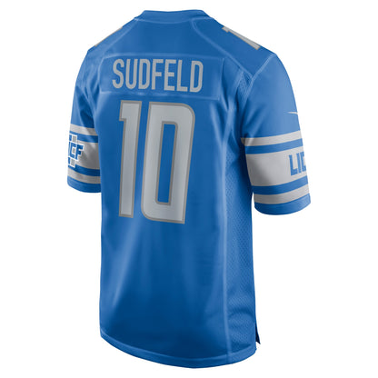 Nate Sudfeld Detroit Lions Home Game Player Jersey - Blue