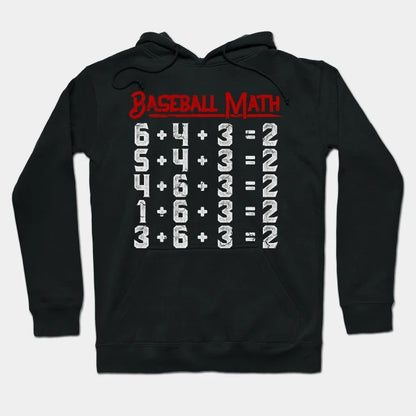 Baseball Math Double Play Hoodie