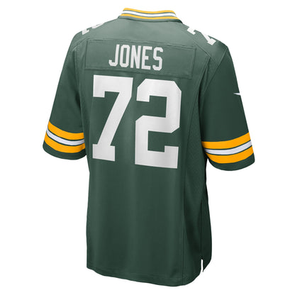 Caleb Jones Green Bay Packers Game Player Jersey - Green