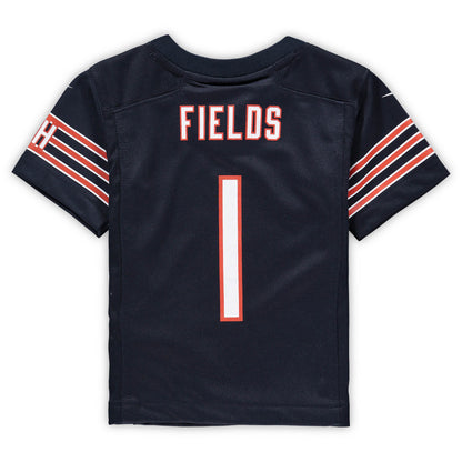 Justin Fields Chicago Bears Toddler Game Jersey - Navy