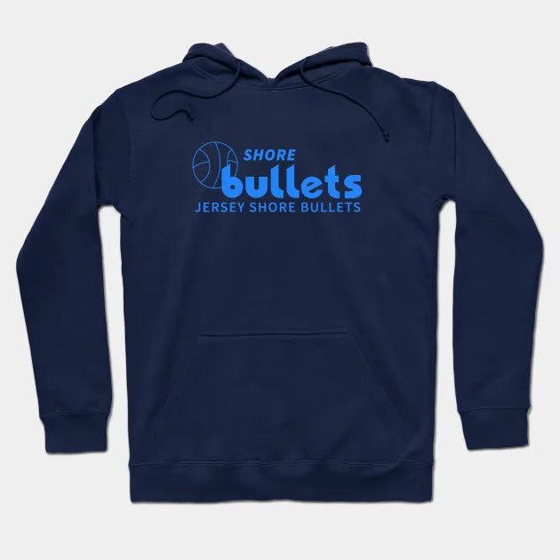 Defunct Jersey Shore Bullets Cba 1979 Hoodie
