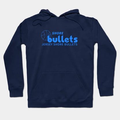 Defunct Jersey Shore Bullets Cba 1979 Hoodie